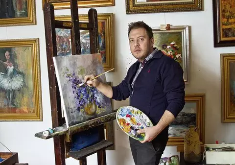 Pictorul vedetelor deschide şcoala de pictură în Herăstrău