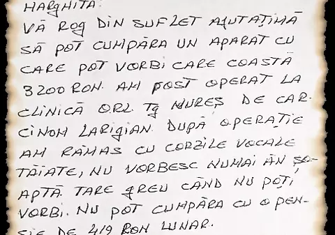 Cu numai 3.200 de lei, ar putea vorbi din nou