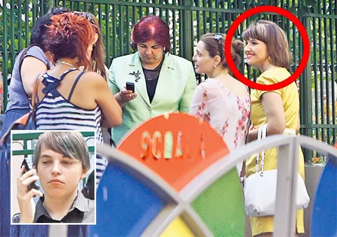 Marina Almăşan şi-a aşteptat fiul la terasă