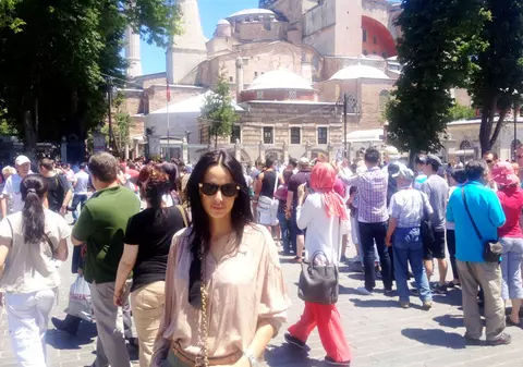 Andreea Raicu a plecat în vacanță în Istanbul 