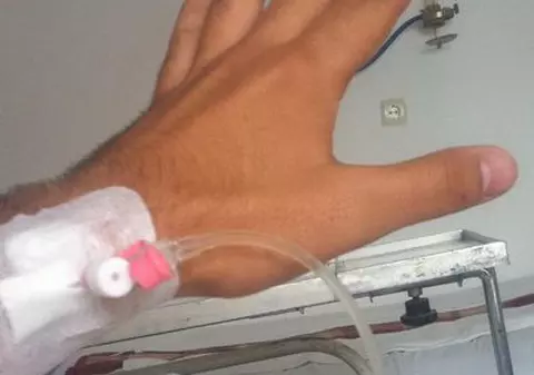 Daniel Buzdugan, internat în spital