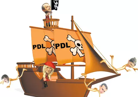 Haosul a pus stăpânire în tabăra democrat liberalilor. Sar din barca PDL, ca să-și scape pielea!