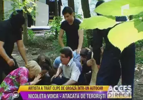 Nicoleta Voica, atacată de terorişti! 