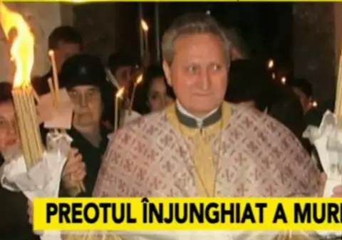 PRINCIPALUL SUSPECT în cazul preotului înjunghiat în biserică A FOST PRINS