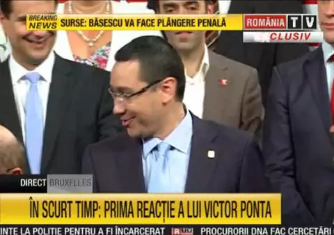 Prima reacție a lui Victor Ponta de la Bruxelles: ”Am vorbit aseară cu Băsescu, trebuia să ne vedem aici. Înțeleg că nu a venit”