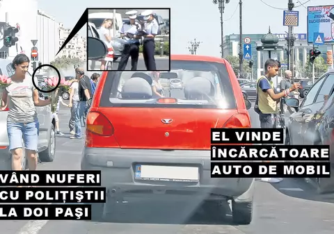 În ce hal de ţară trăim! Fac speculă în faţa poliţiştilor