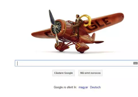 Google, logo special în memoria Ameliei Earhart, prima femeie-pilot care a traversat Atlanticul