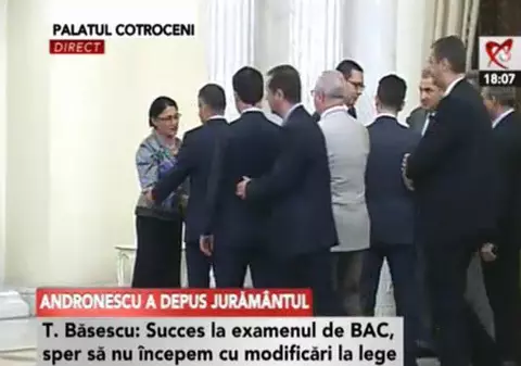Ecaterina Andronescu a depus jurământul