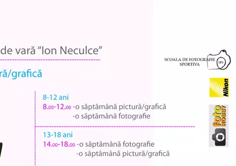 (P) Clubul de vară I. Neculce, centrul de pregătire pentru copii în arta vizuală
