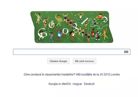 Google, logo special pentru a marca închiderea Jocurilor Olimpice la Londra