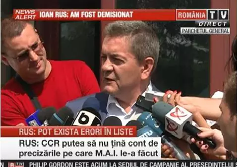 Ioan Rus, la ieșirea de la audieri în dosarul referendumului : "Iarna nu-i ca vara"