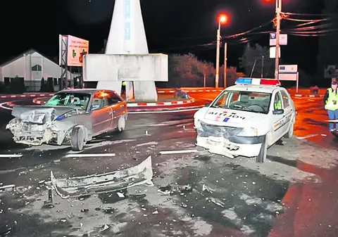 ACCIDENT ÎN CAPITALĂ. Trei dintre VICTIME sunt POLIŢIŞTI