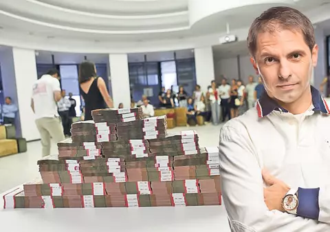 Negru transportă premiul de 100.000 € cu maşina blindată