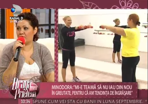 Minodora încape în pantalonii de acum zece ani! Vezi ce a făcut cu hainele de grasă după ce a slăbit