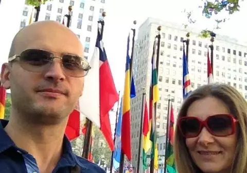 Romanița Iovan a plecat la New York cu logodnicul ei