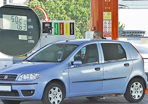 Augustin, ai rămas fără bani de benzină? Fratele mai mic al lui Lucian Viziru a pus combustibil de doar 50 de lei, semn că afacerile cu inox sunt pe butuci