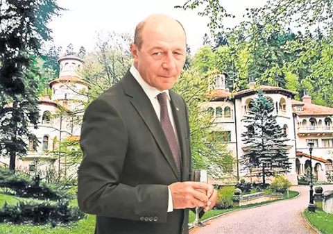 Băse a făcut chef la castel