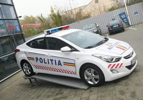 Poliţia din Ilfov va patrula alături de noul Hyundai Elantra