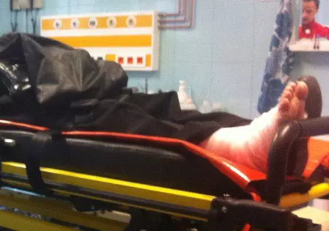 Un bătrân s-a umflat ca un balon!