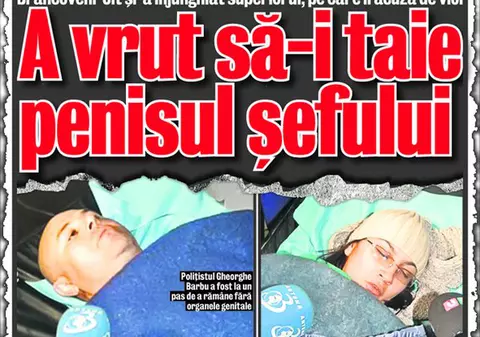 Poliţistul înjunghiat de subalternă este şi el anchetat