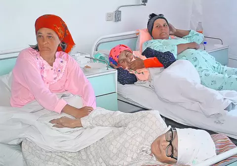 Blocaţi în spital din cauza zăpezii!