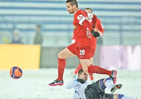 Fotbal înzăpezit