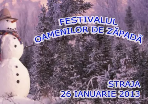 Turiştii sunt invitaţi la Festivalul Oamenilor de Zăpadă