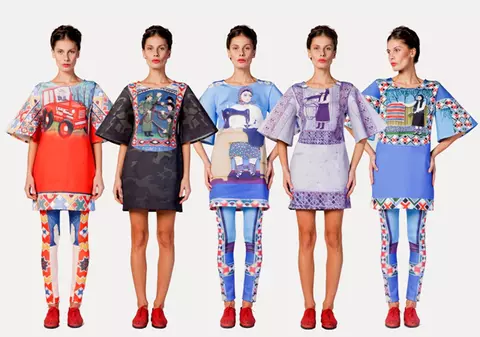 Desenele din Cimitirul Vesel au ajuns imprimeu pe haine!