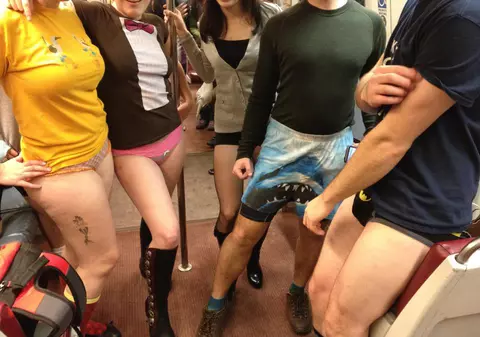 Ziua "Fără pantaloni" la metrou, sărbătorită în întreaga lume | FOTO&VIDEO