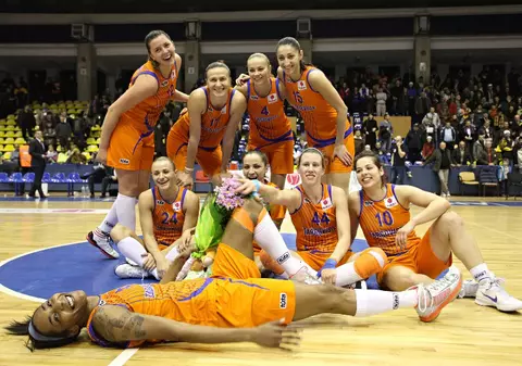 CSM Târgovişte s-a calificat, în premieră pentru România, în ”optimile” Euroligii feminine 