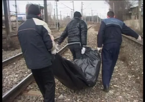 Ucis de neatenţie pe calea ferată