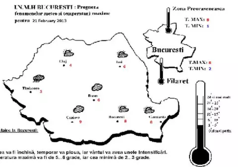 PROGNOZA METEO: Vezi cum va fi vremea în țară și la București