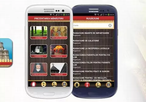 Mănăstirea Curtea de Argeș intră în lumea mobilă! A lansat aplicația Android cu rugăciuni și acatiste - FOTO