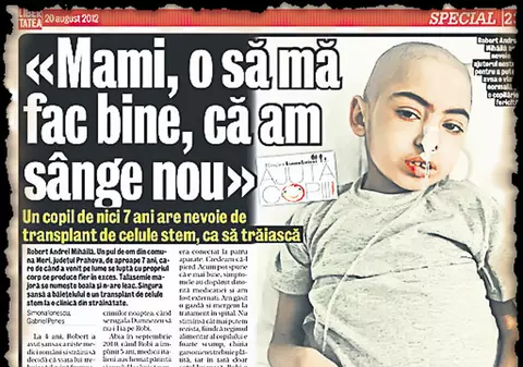 Robert va reveni acasă din Italia | Băiatul în vârstă de 7 ani a învins, în cele din urmă, talasemia de care suferea