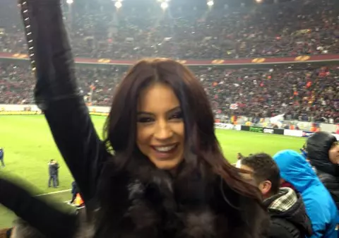 Geanina Ilieş le poartă noroc steliştilor: “Sigur vom marca în seara asta!”