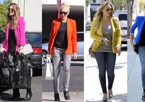 Recomandare primăvară 2013: Poartă sacou colorat! Uite cum să îl combini!