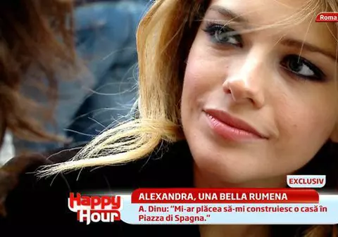 ALEXANDRA DINU este SINGURĂ! S-a despărţit de italianul Andrea, dar "nu e nici o tragedie"