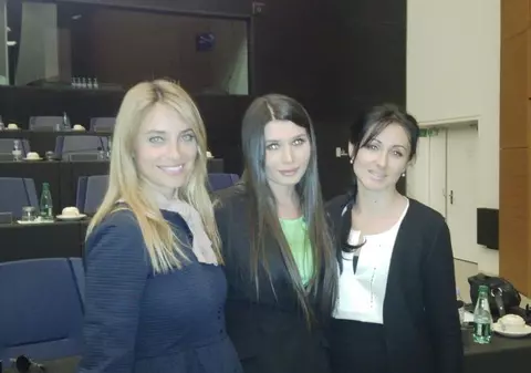 Eba, alături de fosta iubită a lui Berlusconi