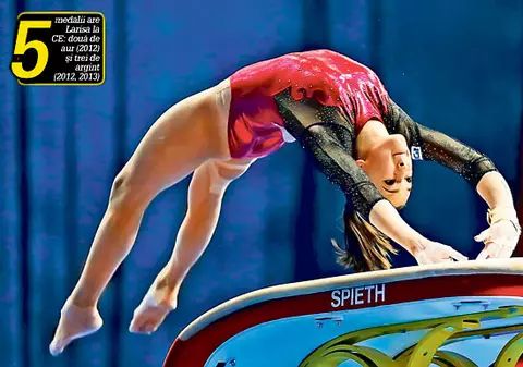 SALT DE ARGINT! Larisa Iordache a ocupat locul 2 la sărituri în cadrul CampionAtului European de gimnastică! 