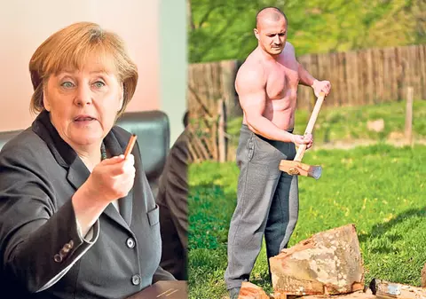 Dezvăluiri uimitoare făcute de Cancelarul Germaniei în public | Merkel, sedusă de bărbaţii care ştiu să taie lemne