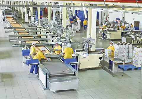 Aici se fac 50.000 kg de biscuiţi pe zi! Reporterii ziarului Libertatea au pătruns recent într-una din cele mai mari fabrici de produse de panificaţie din ţara noastră | FOTO