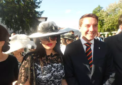 Mihaela Drafta, apariție strălucitoare lângă Principele Nicolae, la o petrecere regală