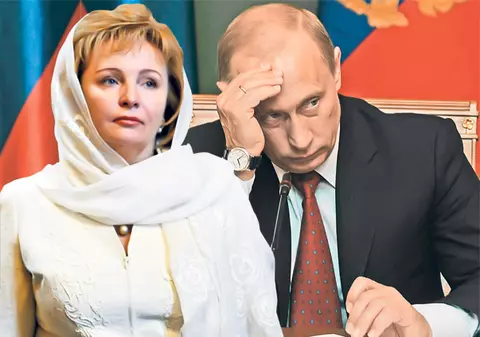 Îi ia lui Putin 35 de miliarde $ la partaj! Ludmila, soţia preşedintelui Rusiei, poate câştiga o avere după 30 de ani de căsnicie