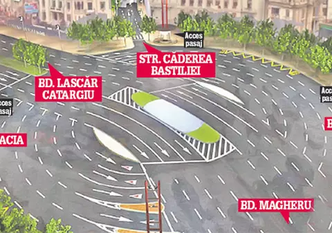 Aşa va arăta Piaţa Romană! Un pasaj pietonal va trece pe sub intersecţia din centrul Capitalei