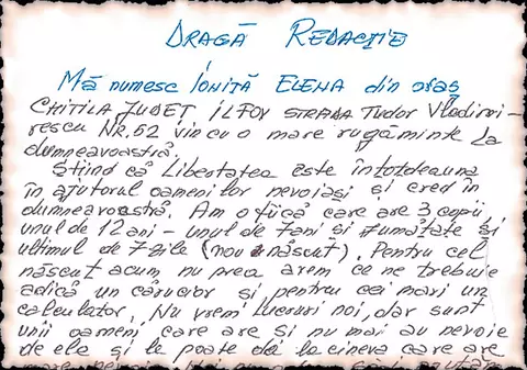«Ajutați-mă cu un cărucior şi cu un calculator pentru nepoțeii mei»