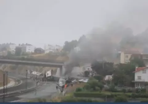VIDEO-ŞOC! Primele secunde după accidentul de tren din Spania