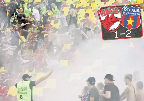 Război peste tot! Fanii s-au bătut în tribune, oficialii s-au luat la harţă la vestiare