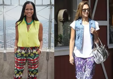 Pantalonii cu imprimeu: ce modele găseşti în magazine