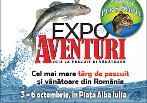 Târgul Expo Aventuri la pescuit si vanatoare, editia a XII-a, începe joi, în Piaţa Alba Iulia
