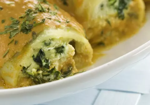 Cannelloni cu ciuperci